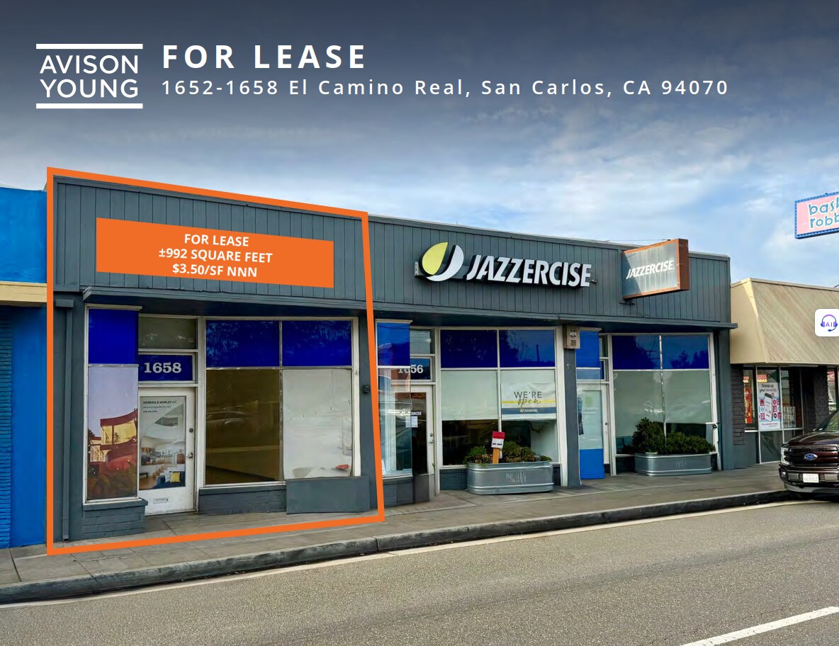 1658 El Camino Real, San Carlos, CA à louer Photo principale– Image 1 sur 10