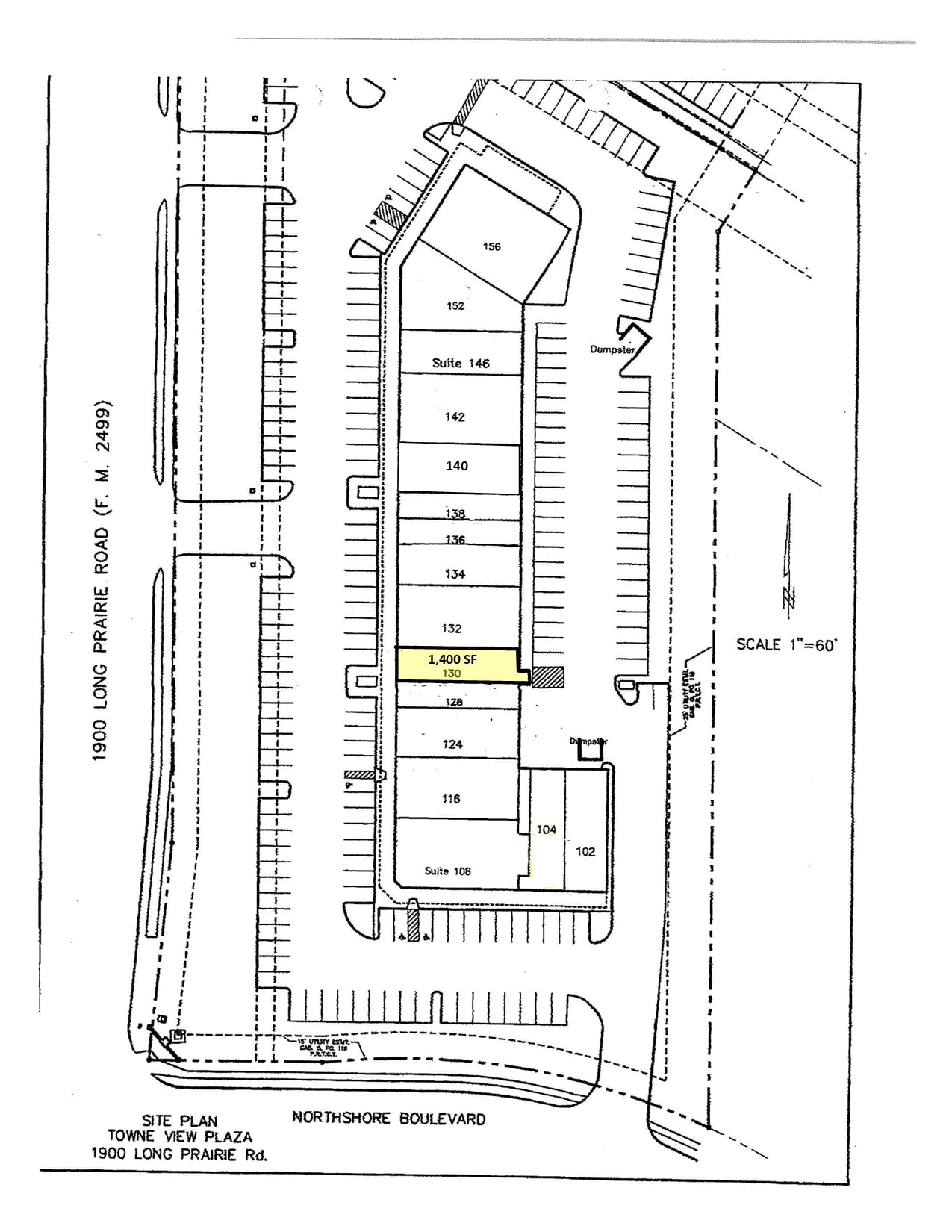 1900 Long Prairie Rd, Flower Mound, TX à louer Plan de site– Image 1 sur 7