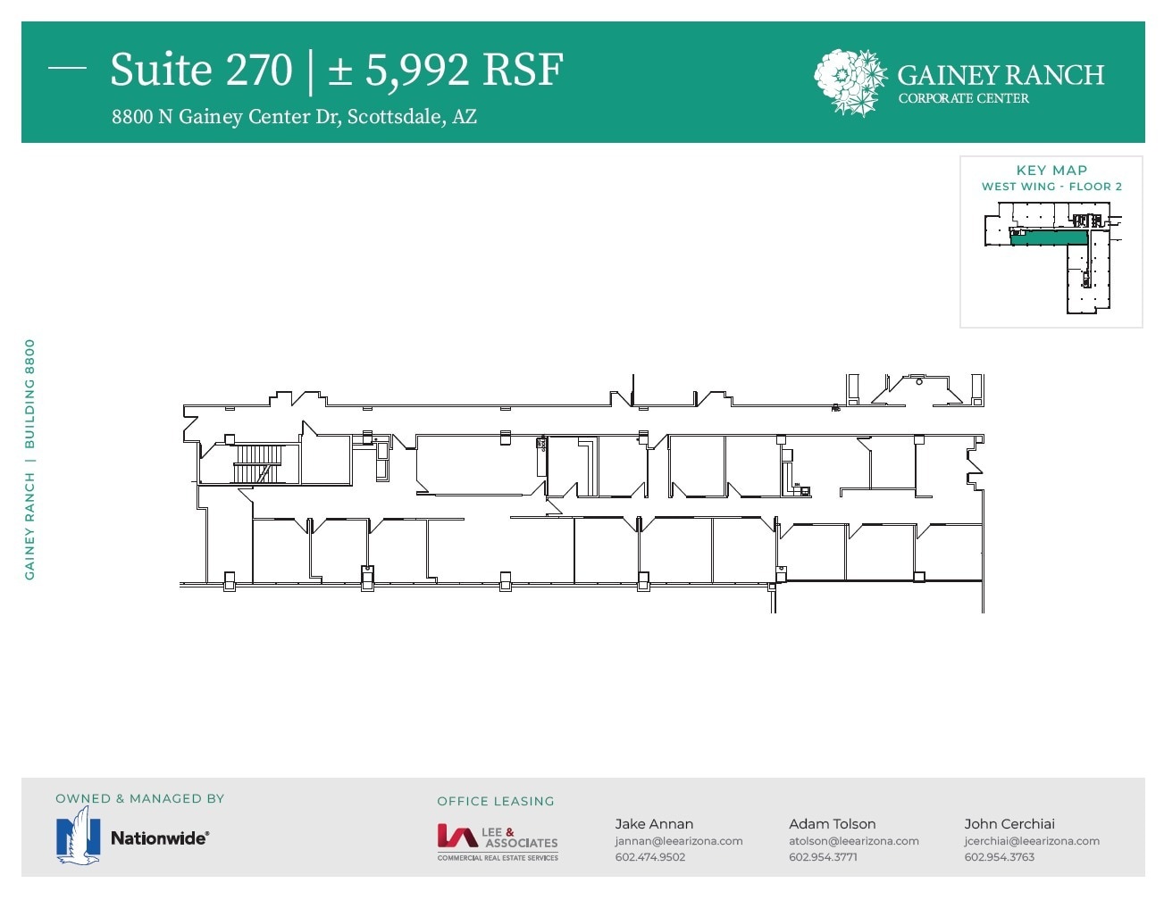 8800 N Gainey Center Dr, Scottsdale, AZ à louer Plan d’étage– Image 1 sur 1