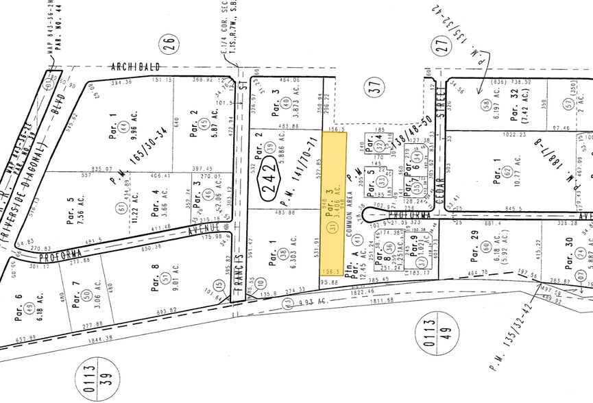 1900 S Proforma Ave, Ontario, CA à louer - Plan cadastral – Image 2 sur 6
