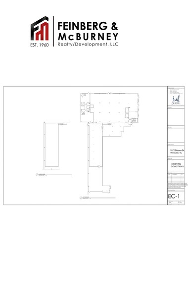 1075 Delsea Dr, Westville, NJ à louer - Plan d’étage – Image 2 sur 9