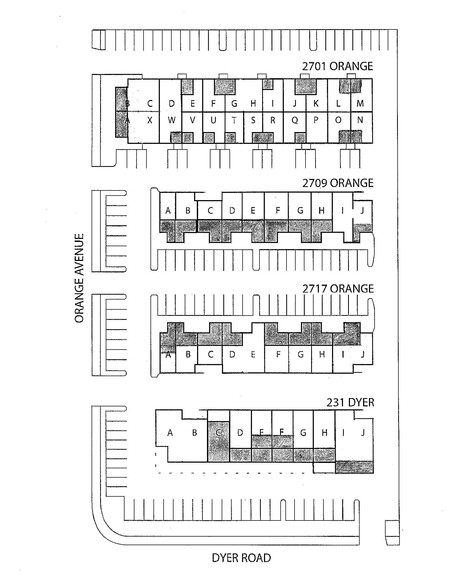 2701 Orange Ave, Santa Ana, CA à louer - Plan de site – Image 2 sur 2