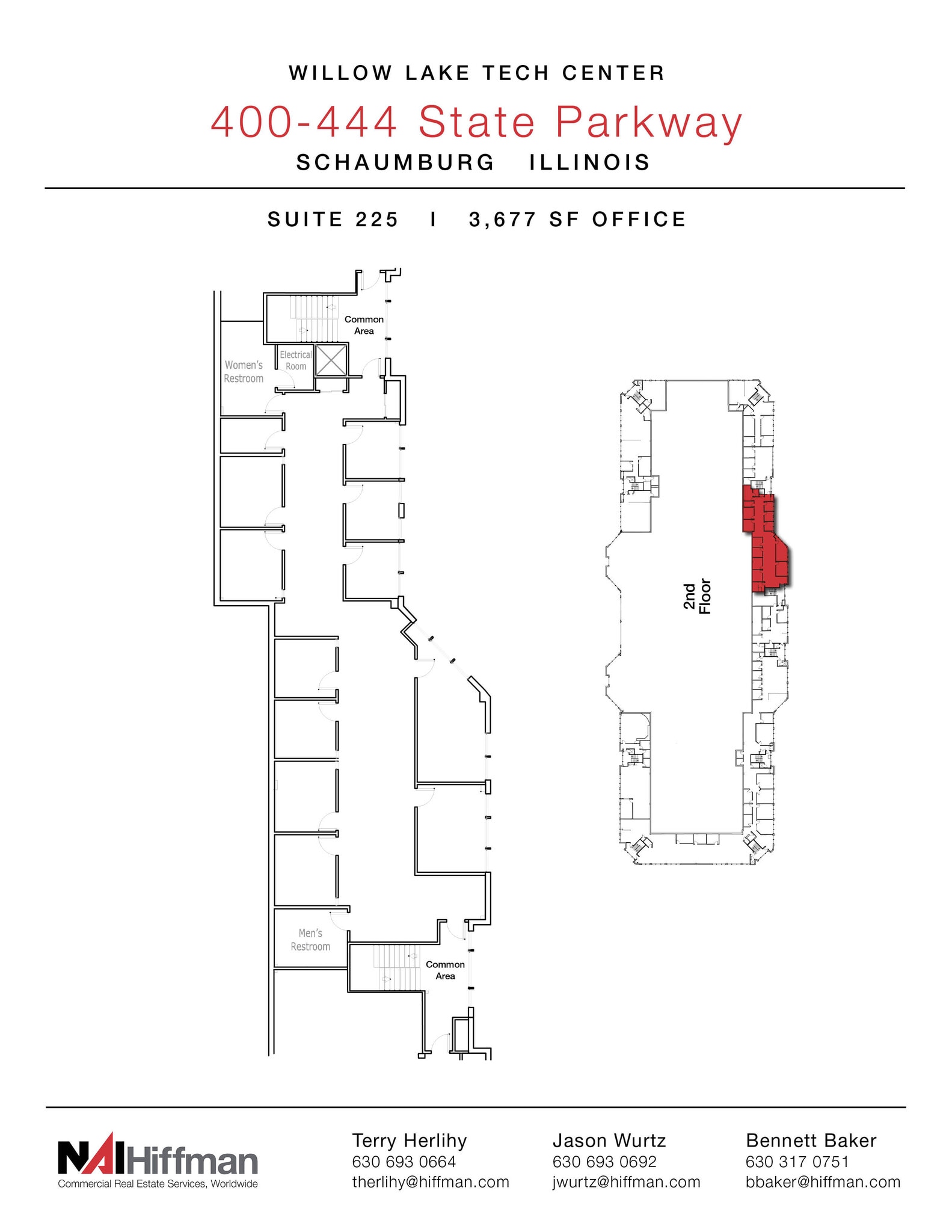 400-444 E State Pky, Schaumburg, IL à louer Plan d’étage– Image 1 sur 1