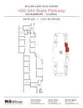 400-444 E State Pky, Schaumburg, IL à louer Plan d’étage– Image 1 sur 1