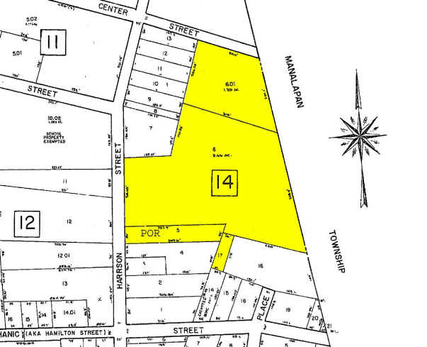28 Harrison Ave, Englishtown, NJ à louer - Plan cadastral – Image 2 sur 3