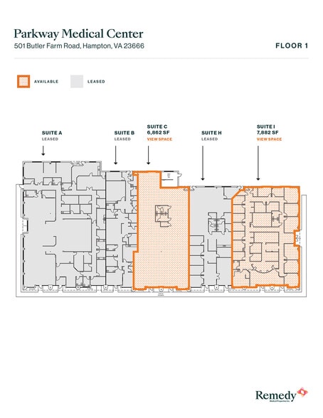 501 Butler Farm Rd, Hampton, VA à louer - Plan d’étage – Image 2 sur 3