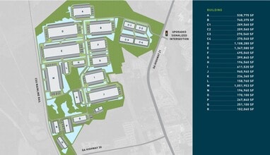 Port Wentworth Commerce Center, Port Wentworth, GA à louer Plan de site– Image 2 sur 2