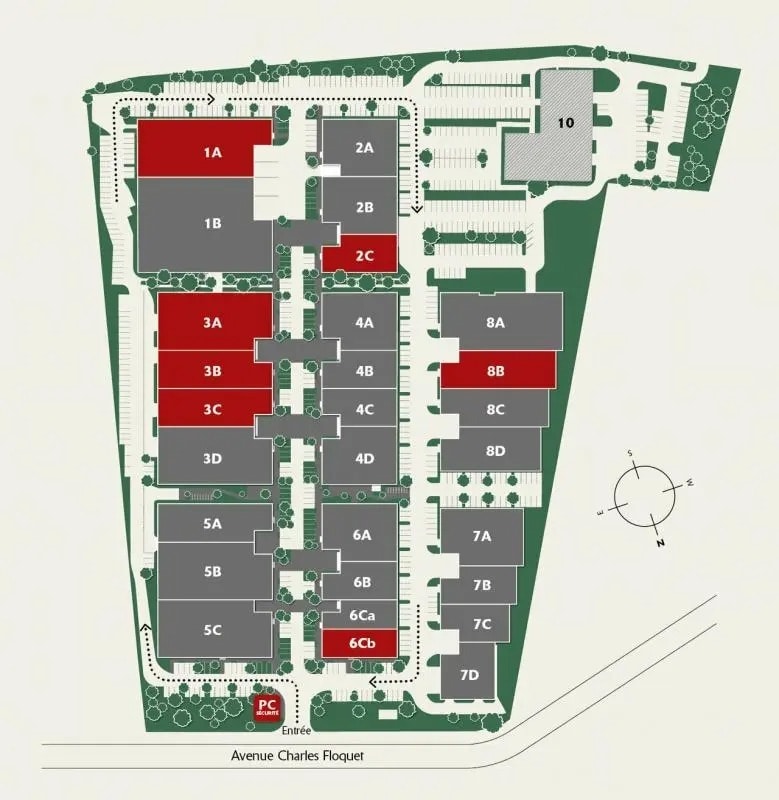 157 Avenue Charles Floquet, Le Blanc-Mesnil à louer Plan de site– Image 1 sur 1