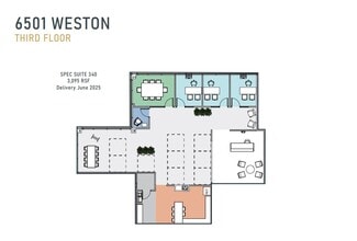 6501 Weston Pky, Cary, NC à louer Plan d’étage– Image 1 sur 1