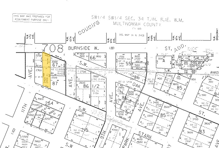 1022 W Burnside St, Portland, OR à louer - Plan cadastral – Image 2 sur 40
