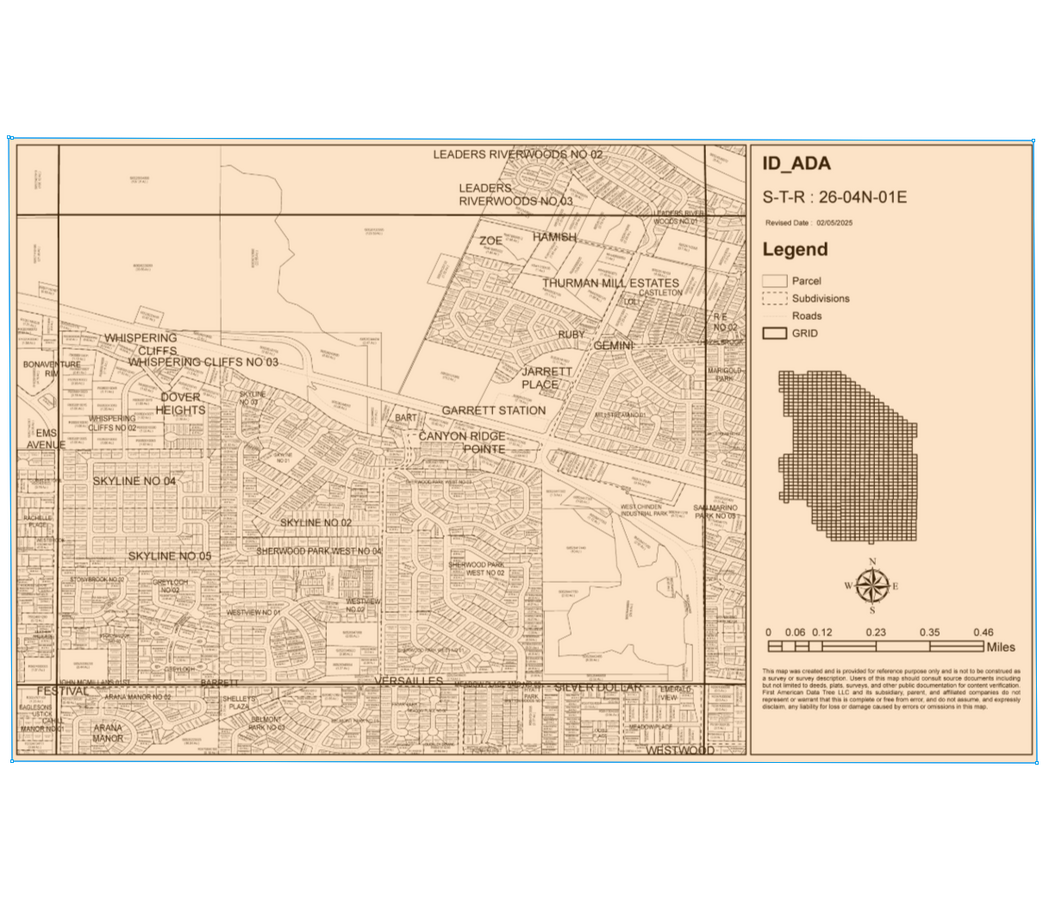 Plan cadastral