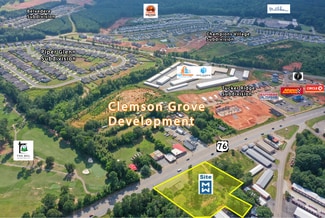 Plus de détails pour 7202 Highway 76, Pendleton, SC - Terrain à vendre