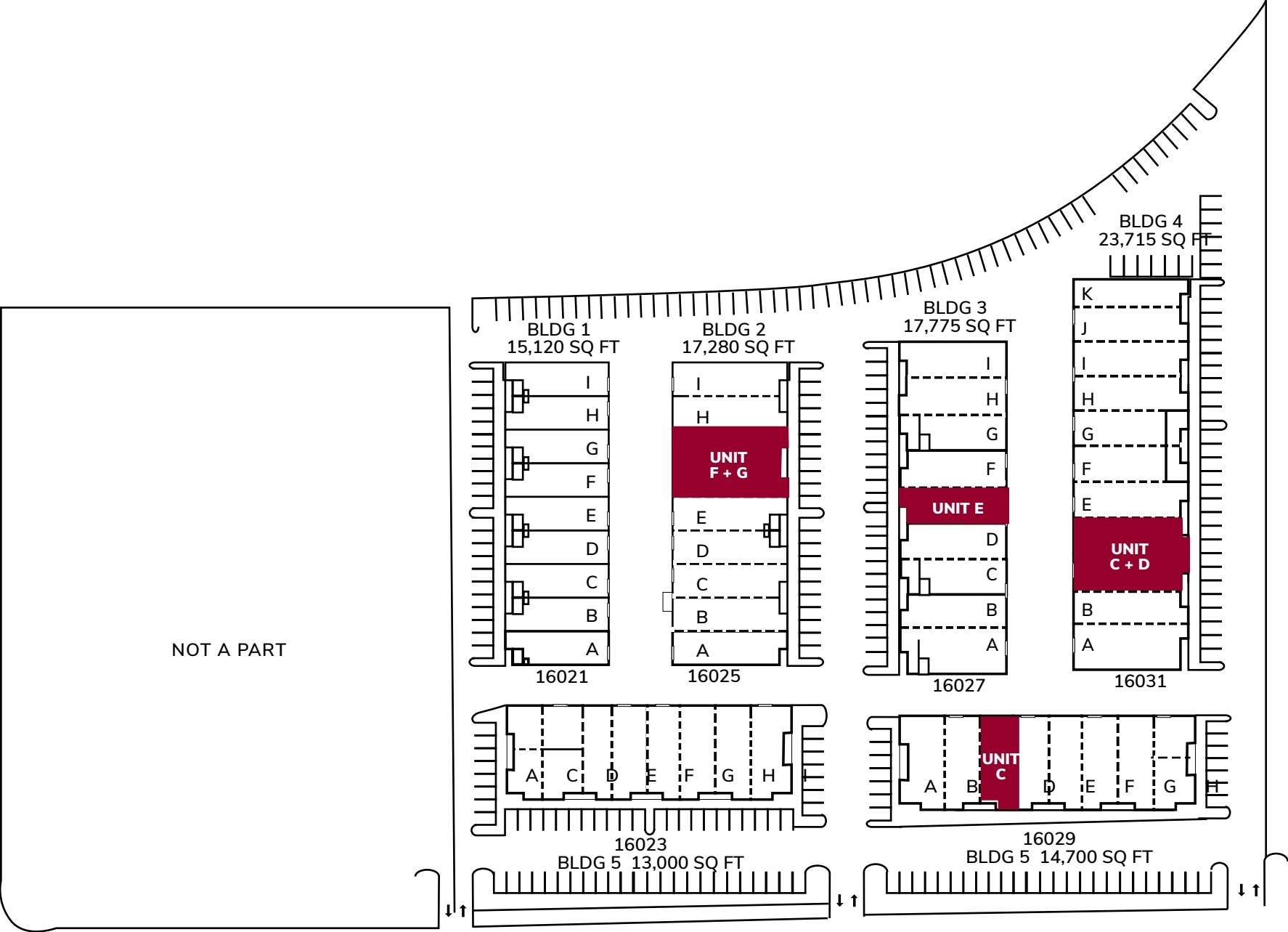 16021 Arrow Hwy, Irwindale, CA à louer Plan de site– Image 1 sur 1