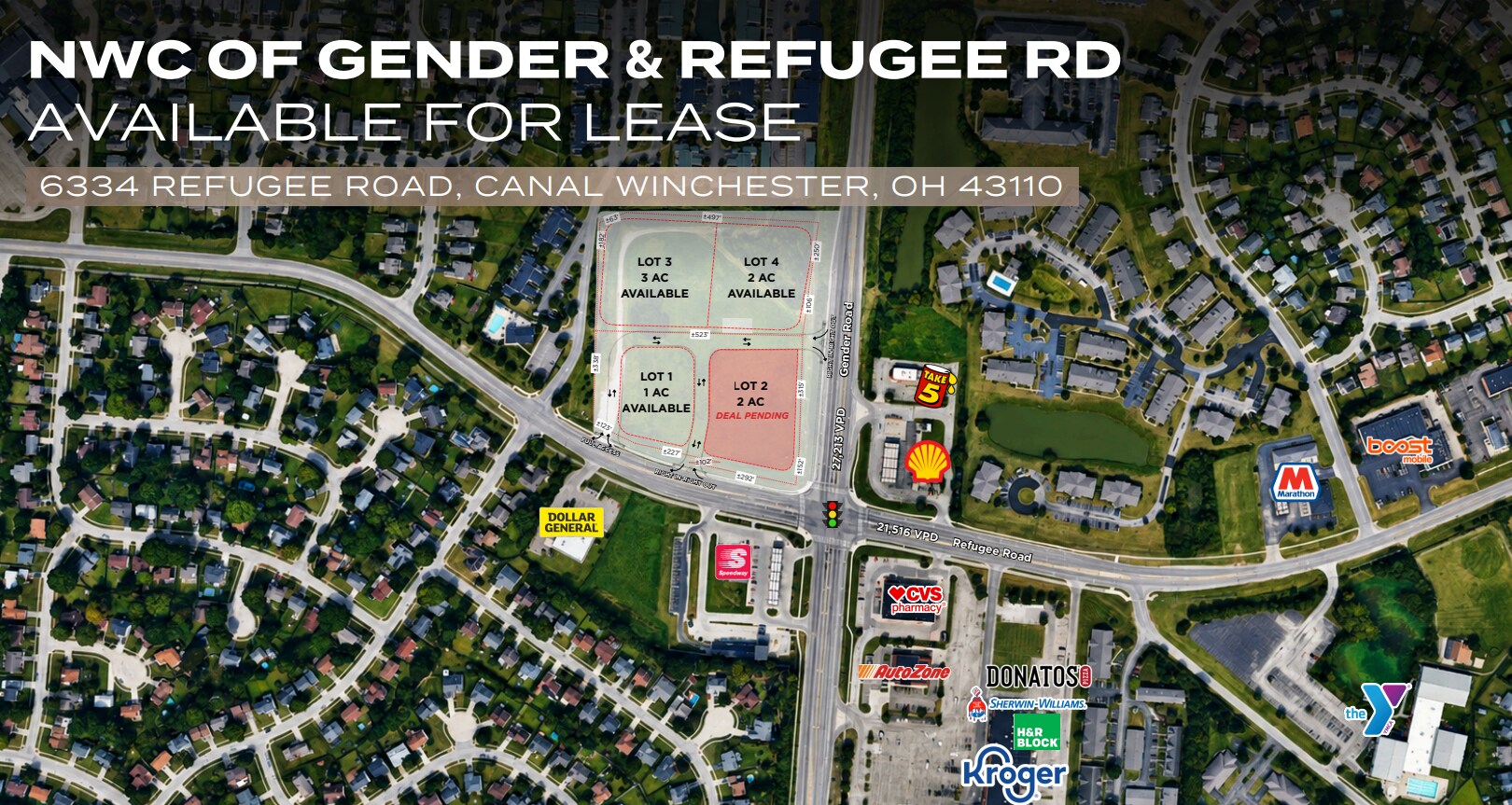 6334 Refugee Road, Canal Winchester, OH à louer Photo principale– Image 1 sur 4