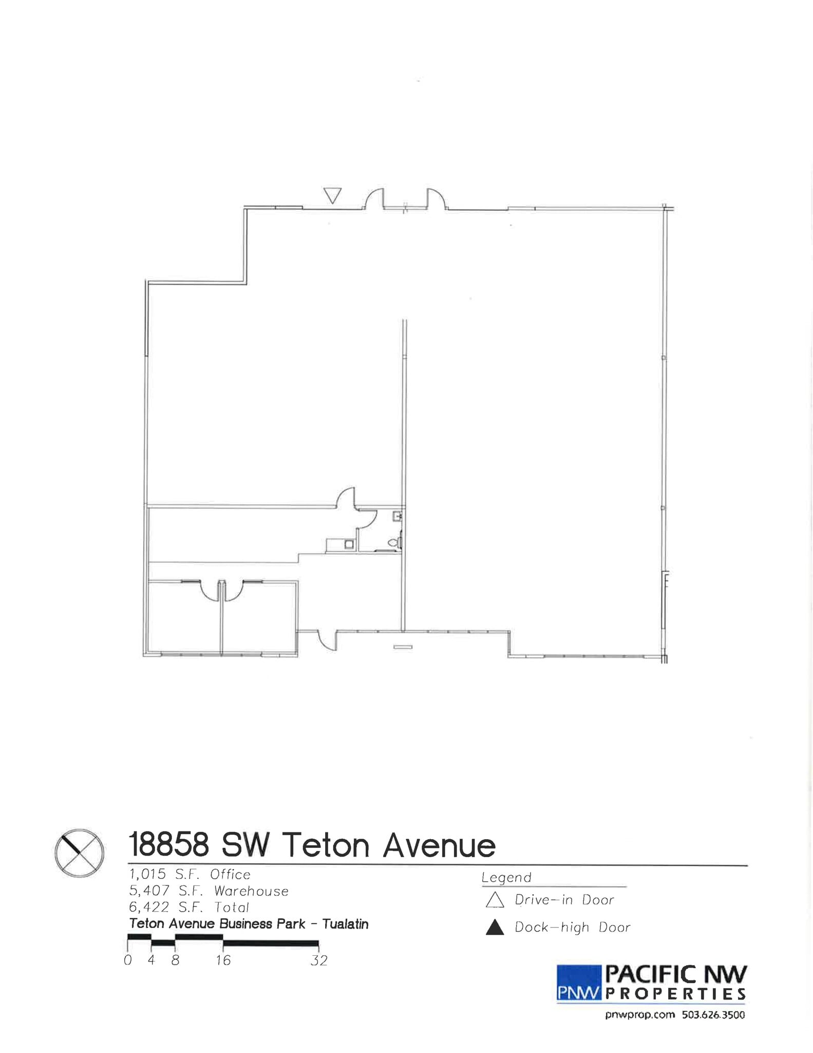 18858-18862 SW Teton Ave, Tualatin, OR à louer Plan de site– Image 1 sur 1