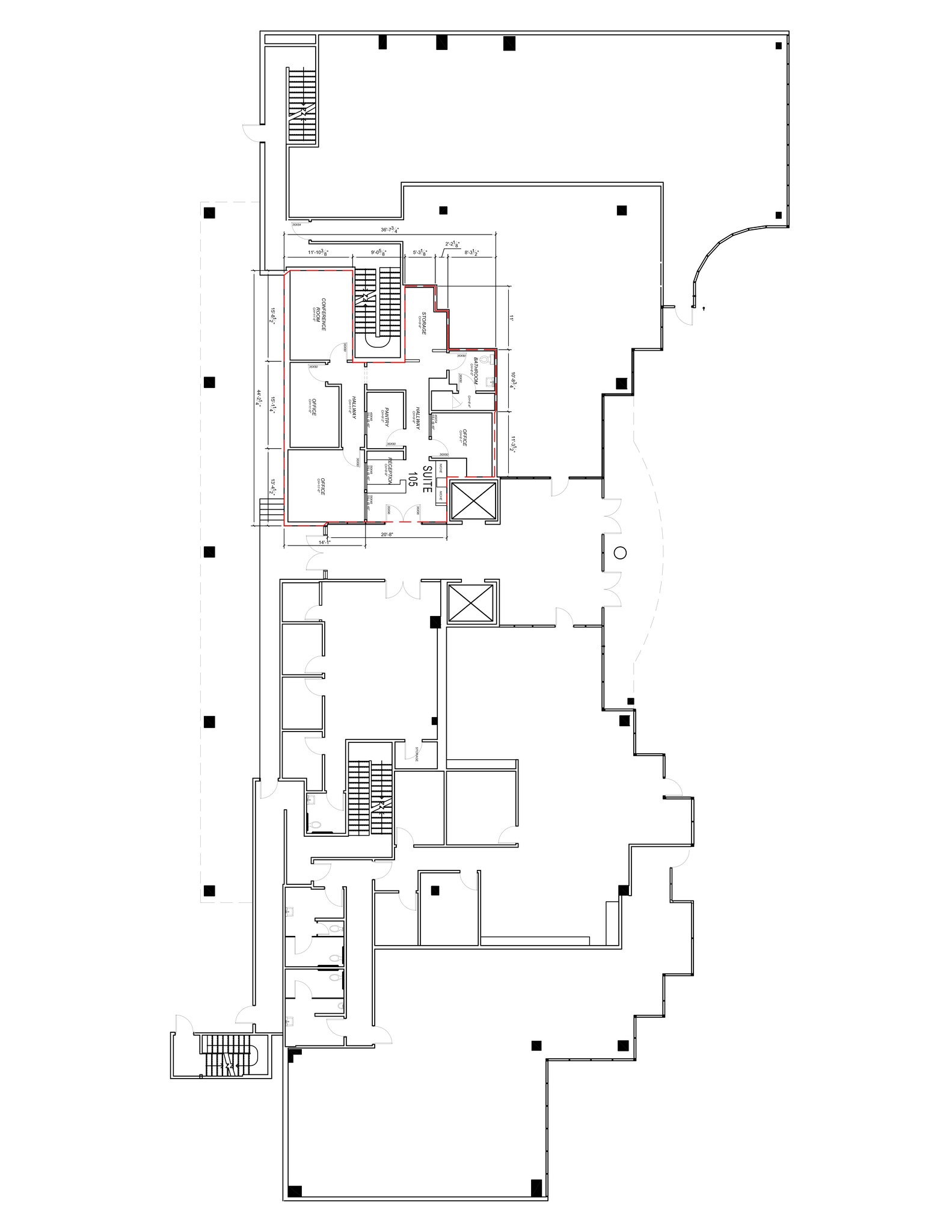 822 S Robertson Blvd, Los Angeles, CA à louer Plan de site– Image 1 sur 1