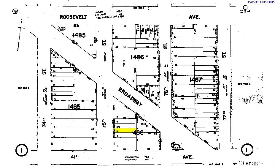 4045 75th St, Flushing, NY à louer - Plan cadastral – Image 1 sur 1