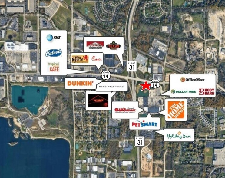 4419 US-14 Hwy, Crystal Lake, IL à vendre - Photo de l’immeuble – Image 2 sur 2