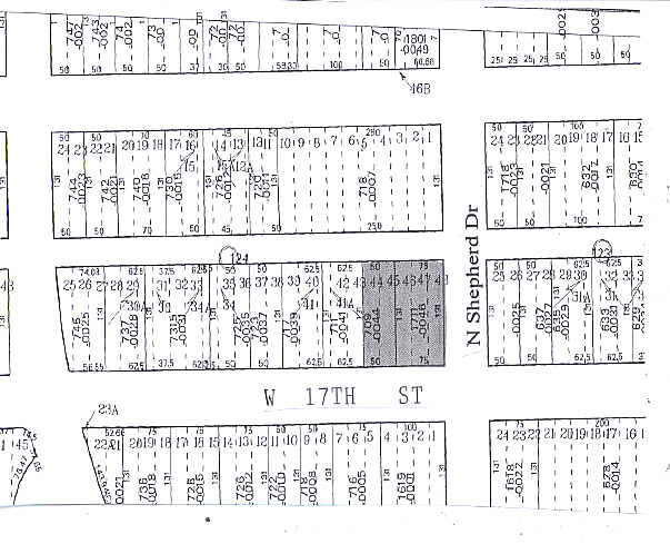 1707-1711 N Shepherd Dr, Houston, TX à vendre - Plan cadastral – Image 3 sur 3