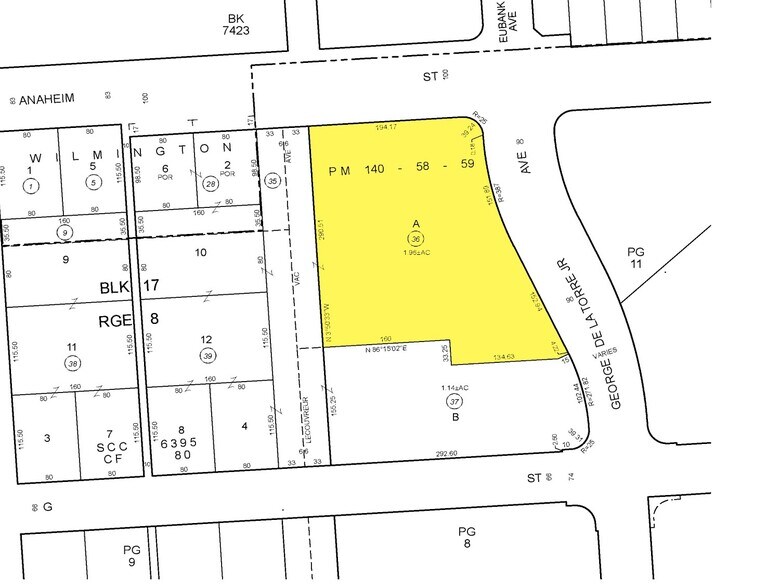 620 E Anaheim St, Wilmington, CA à louer - Plan cadastral – Image 2 sur 2