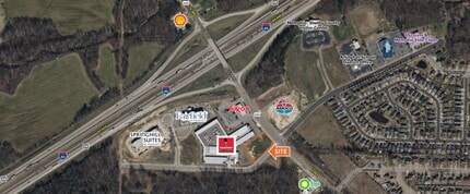 Arlington Trl, Arlington, TN - VUE AÉRIENNE  vue de carte