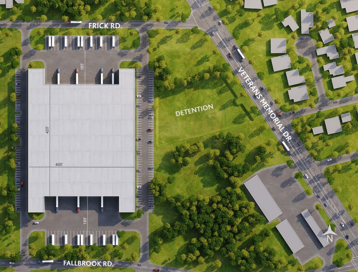 0 Fallbrook Rd, Frick Rd & Veterans Pkwy N rd, Houston, TX à louer Plan de site– Image 1 sur 1