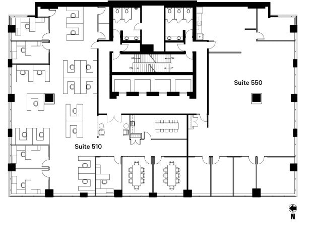 736 6th Ave SW, Calgary, AB à louer Plan d’étage– Image 1 sur 1
