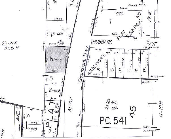 127 N Groesbeck Hwy, Mount Clemens, MI à vendre - Plan cadastral – Image 2 sur 5