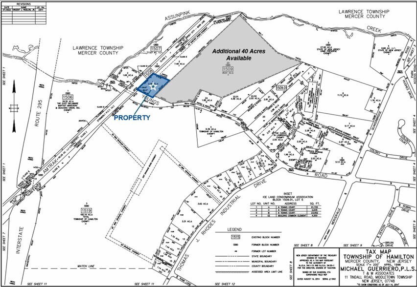 6 Youngs Rd, Hamilton Township, NJ à vendre - Plan cadastral – Image 3 sur 9