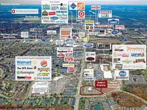 7705-7721 Sawmill Rd, Dublin, OH - VUE AÉRIENNE  vue de carte - Image1