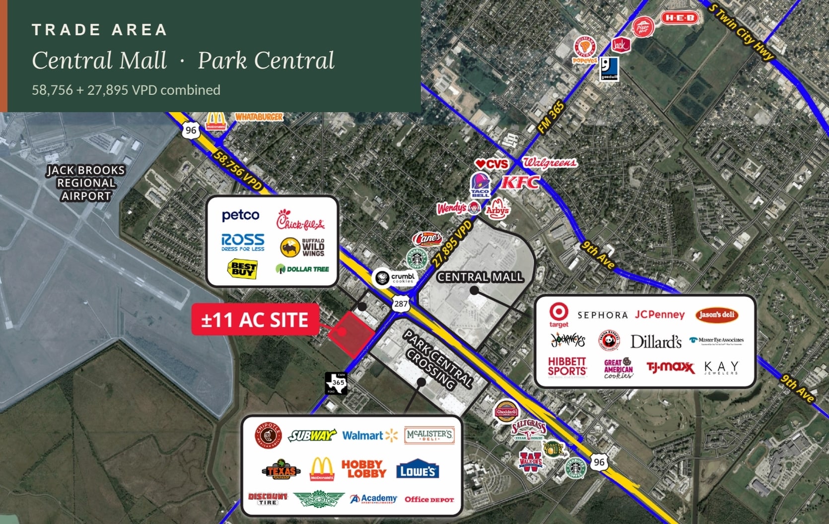 2301 Highway 365, Port Arthur, TX à vendre Plan de site– Image 1 sur 7