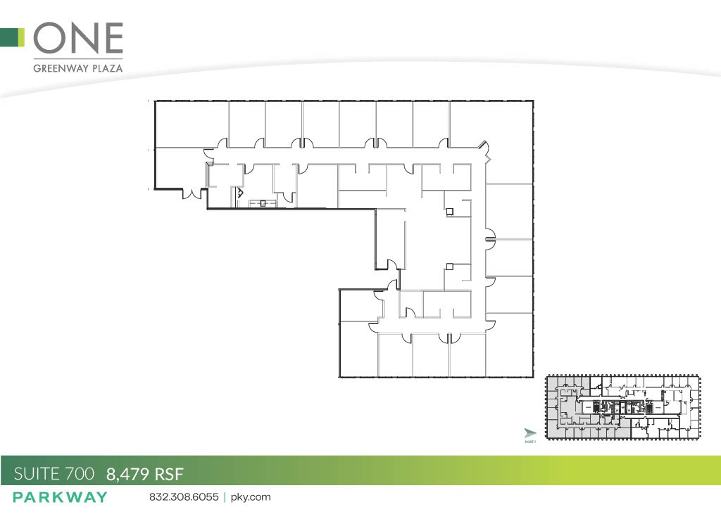 1 Greenway Plz, Houston, TX à louer Plan d’étage– Image 1 sur 1