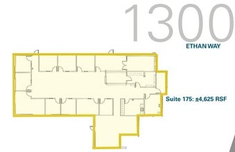 1300 Ethan Way, Sacramento, CA à louer Plan d’étage– Image 1 sur 1