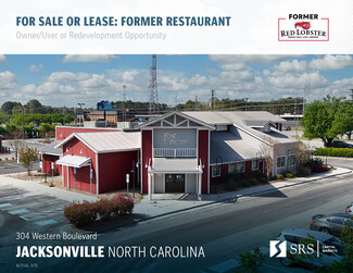 Plus de détails pour 304 Western Blvd, Jacksonville, NC - Local commercial à vendre