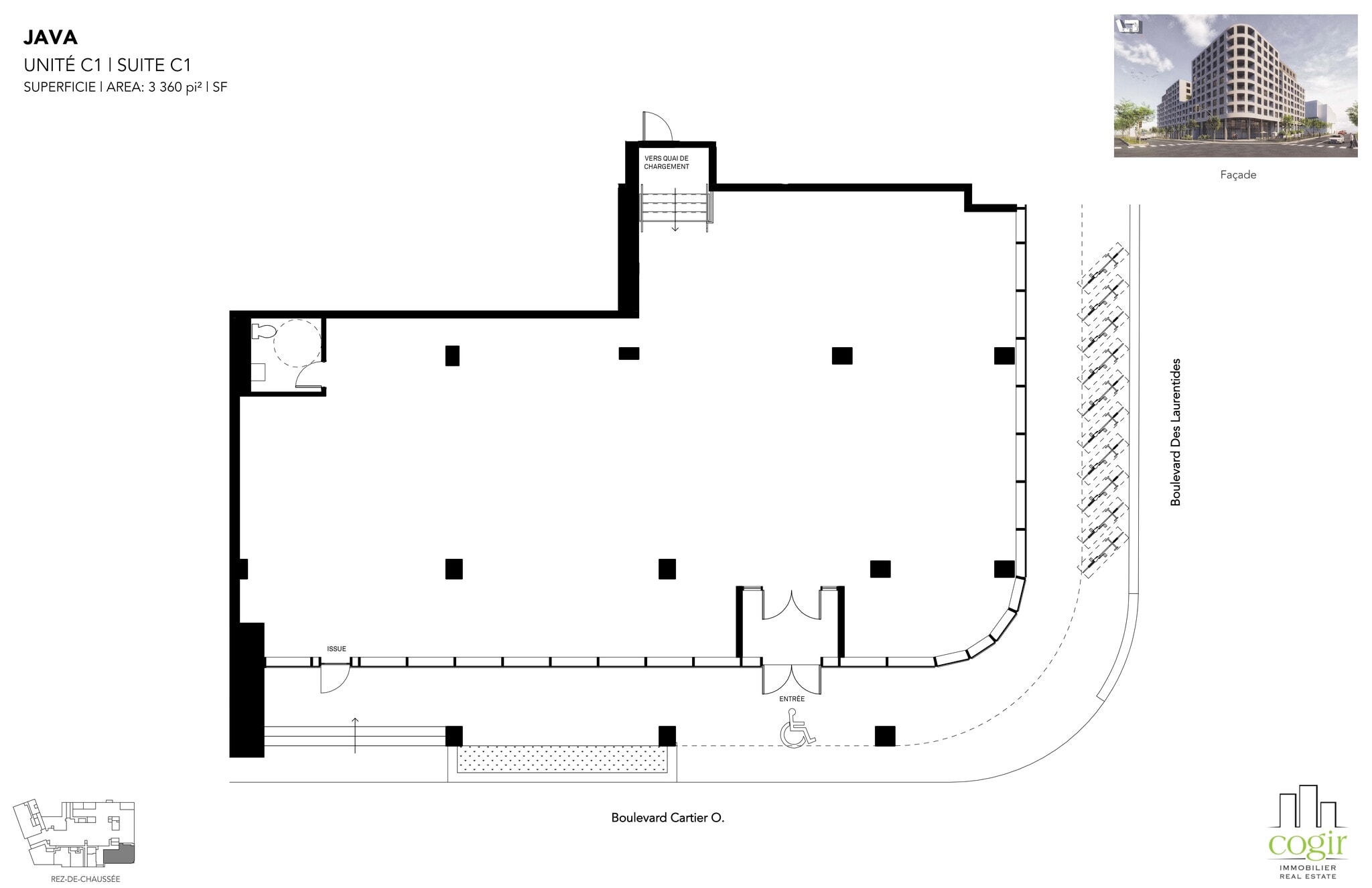 48-64 Boul Des Laurentides, Laval, QC à louer Plan de site– Image 1 sur 2