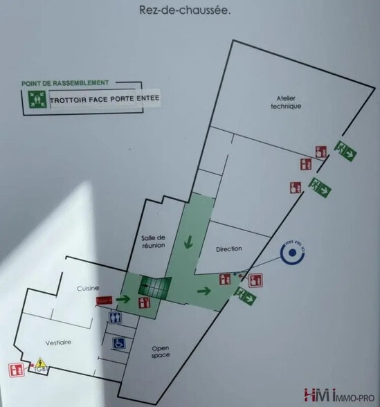 Bureau dans Le Havre à louer - Plan d’étage – Image 3 sur 12