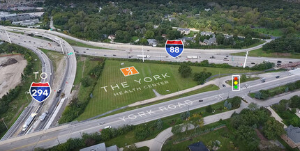 1800 S York Rd, Oak Brook, IL - VUE AÉRIENNE  vue de carte - Image1