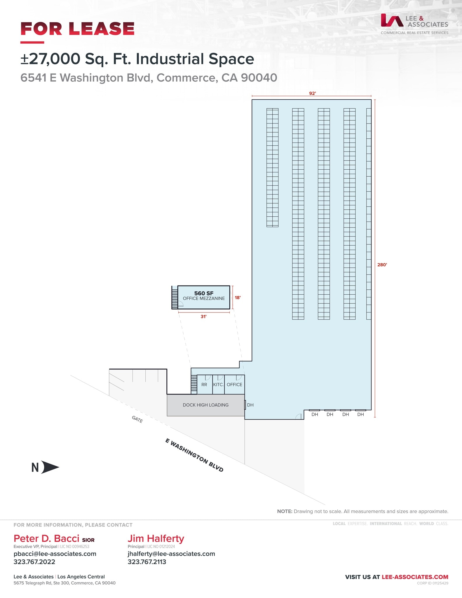6541 E Washington Blvd, Commerce, CA à louer Plan de site– Image 1 sur 2