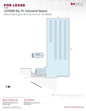 6541 E Washington Blvd, Commerce, CA à louer Plan de site– Image 1 sur 2