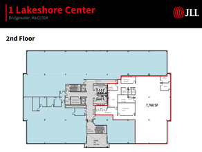 1 Lakeshore Ctr, Bridgewater, MA à louer Plan d’étage– Image 1 sur 1