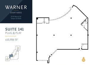 301 W Warner Rd, Tempe, AZ à louer Plan d’étage– Image 2 sur 3