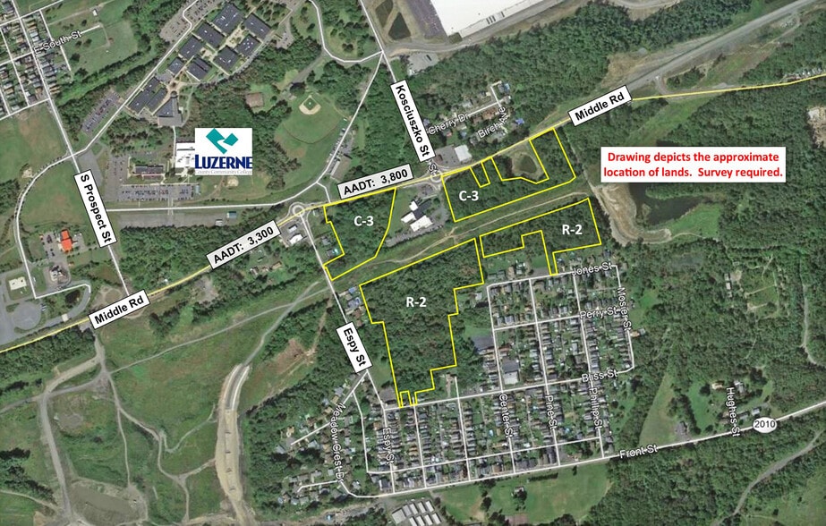 Espy St, Nanticoke, PA à vendre - Aérien – Image 1 sur 1