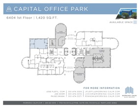 6404 Ivy Ln, Greenbelt, MD à louer Plan d’étage– Image 1 sur 1