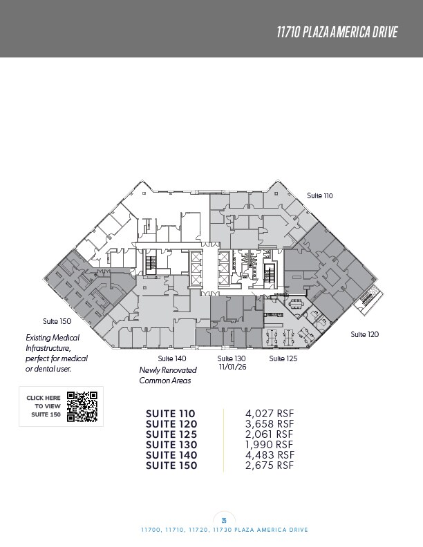 11700 Plaza America Dr, Reston, VA à louer Plan d’étage– Image 1 sur 1