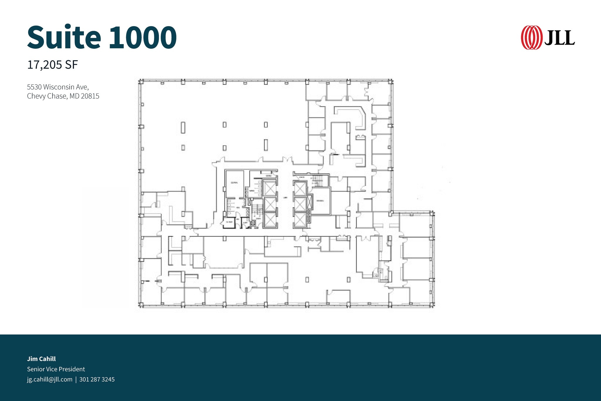 5530 Wisconsin Ave, Chevy Chase, MD à louer Plan d’étage– Image 1 sur 1
