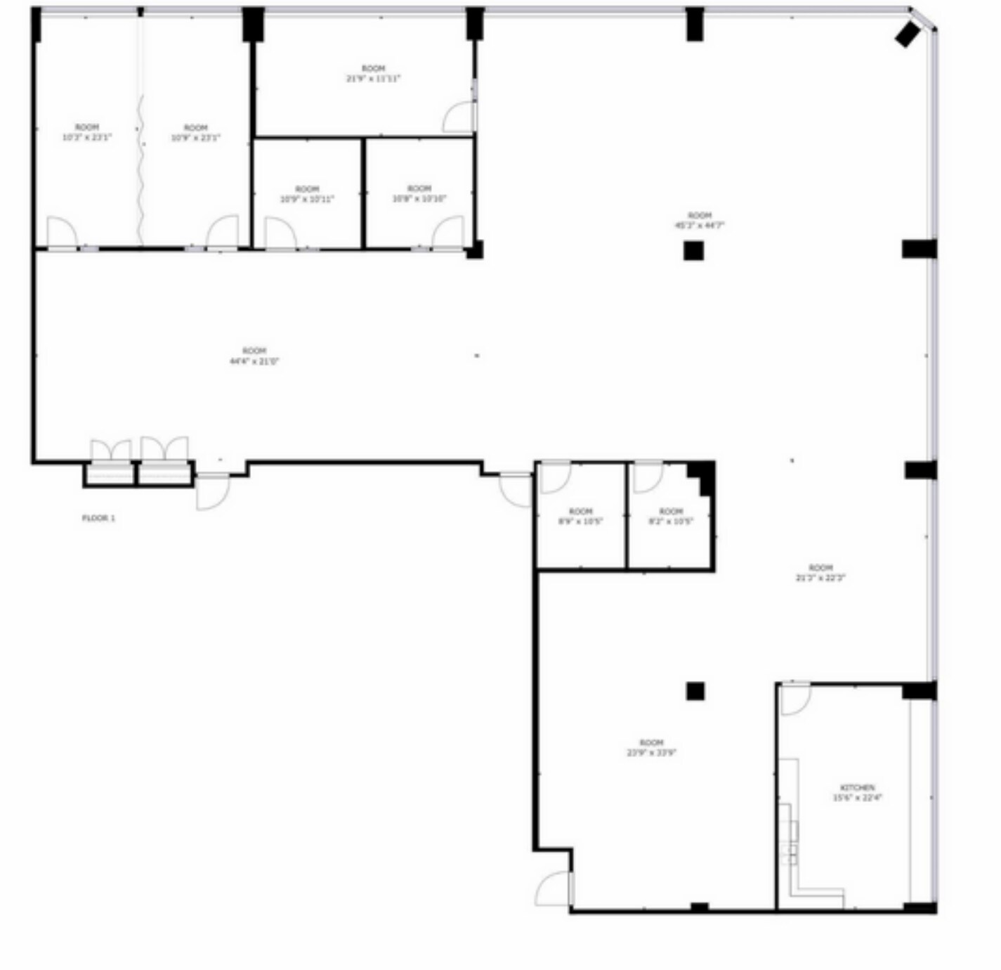 6299 Airport Rd, Mississauga, ON à louer Plan d’étage– Image 1 sur 1