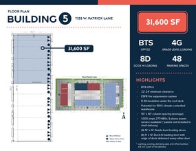 Rainbow Blvd, Las Vegas, NV à louer Plan d’étage– Image 1 sur 2