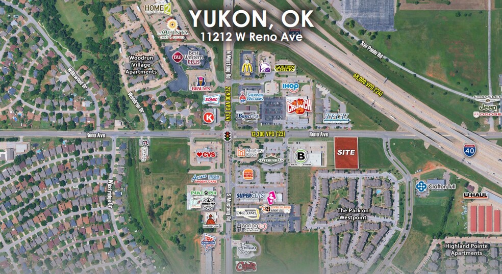 11212 W. Reno Avenue, Yukon, OK à vendre - Photo principale – Image 1 sur 2