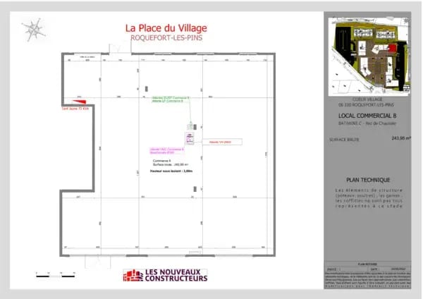 Local commercial dans Roquefort-les-Pins à louer Photo intérieure– Image 1 sur 1