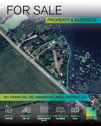Plus de détails pour 691 Frank Hill Rd, Bridgenorth, ON - Terrain à vendre